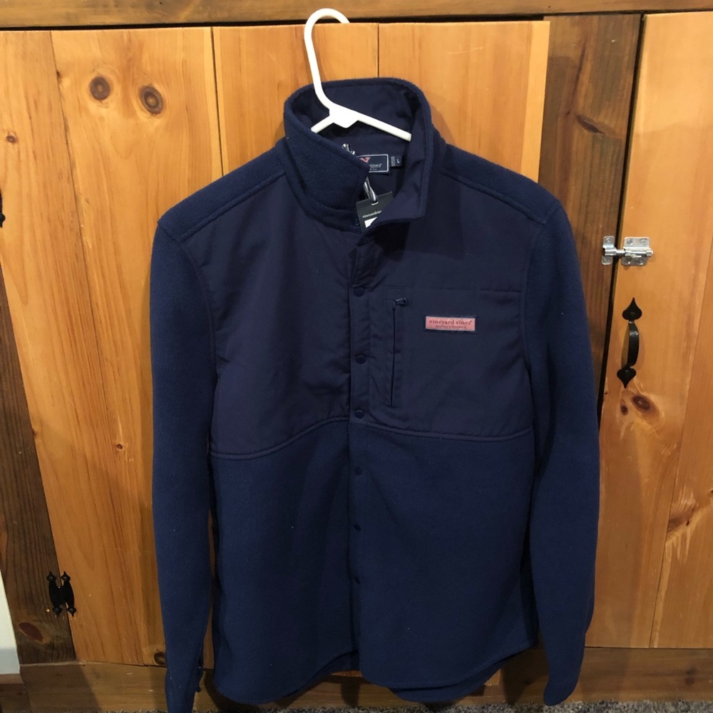 Vineyard Vines Blue Men’s Fleece Jacket